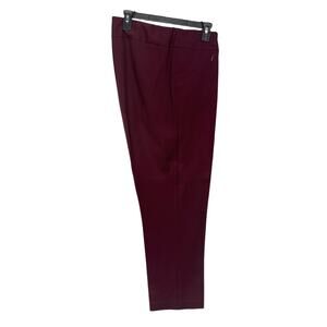 INVESTMENTS Women's PULL ON PANTS Wine Red Size 16WR
